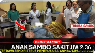 CEK FAKTA: Ferdy Sambo Dihukum Mati, Anaknya Gangguan Jiwa Tertawa Sendiri, Benarkah?