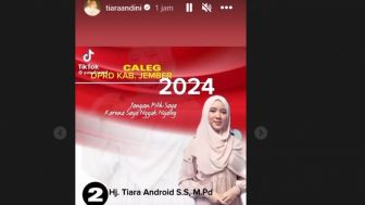 Tiara Andini Mendadak Jadi Caleg DPRD Jember 2024, Netizen: Auto Coblos Tiara