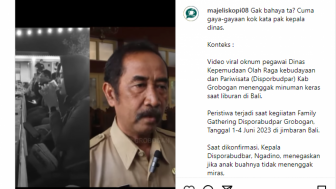 Viral PNS Dinas Pariwisata Grobongan Minum Miras di Bali, Netizen Sebut Biasa: Gitu Doang?