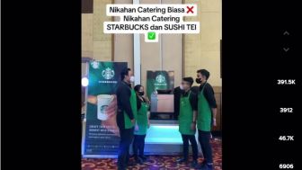 Viral Resepsi Pernikahan Sultan Pakai Katering Starbucks Hingga Sushi Tei, Warganet Langsung Spill Harga