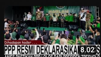 CEK FAKTA: Tepat Hari Ini, PPP Resmi Kukuhkan Anies Jadi Capres di 2024, Benarkah?