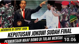 CEK FAKTA: Jokowi Copot Menhan Prabowo Subianto