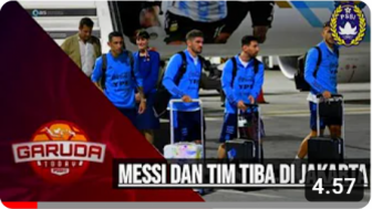 CEK FAKTA: Eksklusif!! Messi Tiba di Bandara Soekarno-Hatta