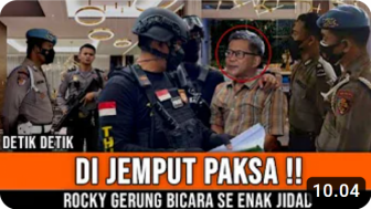 CEK FAKTA: Rocky Gerung Dijemput Paksa Buntut Bicara Seenaknya