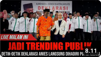 CEK FAKTA: Putri Ariani Hadiri Deklarasi dan Dukung Anies Baswedan Presiden 2024