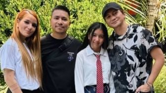 Anji, Sheila Marcia, dan Dimas Akira Hadir Bersama di Acara Kelulusan Leticia: Keren Banget