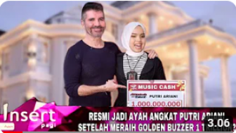 CEK FAKTA: Simon Cowell Resmi Jadi Ayah Angkat Putri Ariani Usai Raih Golden Buzzer