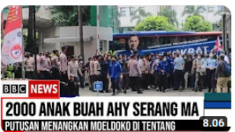 CEK FAKTA: 2000 Anak Buah AHY Serang MA Tak Terima Demokrat Dimenangkan Kubu Moeldoko