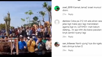 Di demo, Massa Ponpes Al Zaytun Indramayu Nyanyikan Lagu Berbahasa Yahudi, Netizen: Lama-lama Israel Muncul di Sini