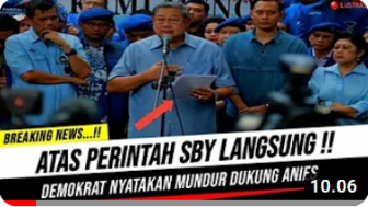 CEK FAKTA: SBY Perintahkan Demokrat Tak Lagi Dukung Anies