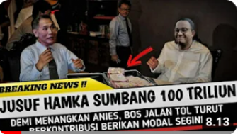 Cek Fakta: Jusuf Hamka Sumbang 100 Triliun untuk Menangkan Anies Baswedan