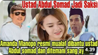 Cek Fakta: Ditemani Sang Ayah, Amanda Manopo Resmi Jadi Mualaf