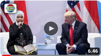 Cek Fakta: Donald Trump Menangis saat Mendengar Putri Ariani Lantunkan Ayat Suci Al-Qur'an, Benarkah?