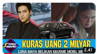 CEK FAKTA: Heboh! Luna Maya Beli Mobil Seharga Rp2 Miliar untuk Maxime Bouttier, Benarkah?