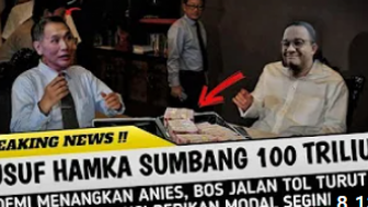 CEK FAKTA: Demi Menangkan Pilpres 2024, Jusuf Hamka Sumbang Rp100 Triliun Untuk Anies Baswedan