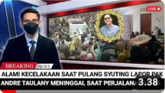 CEK FAKTA: Andre Taulany Meninggal Usai Alami Kecelakaan Saat Pulang Syuting Lapor Pak, Benarkah?