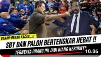 CEK FAKTA: SBY dan Surya Paloh Bertengkar Hebat