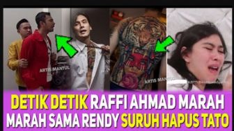 CEK FAKTA: Detik- detik Raffi Ahmad Marah dan Suruh Rendy Kjaernett Hapus Tato Wajah Syahnaz Sadiqah, Benarkah?