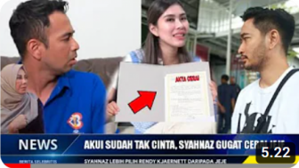 CEK FAKTA: Akui Sudah Tak Cinta, Syahnaz Resmi Gugat Cerai Jeje