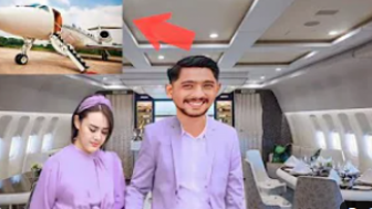 CEK FAKTA: Mesra Banget, Amanda Manopo dan Arya Saloka Naik Jet Pribadi ke Malang