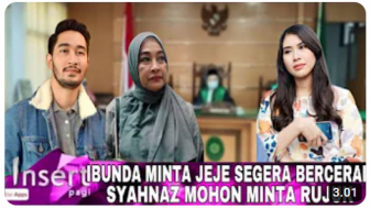 CEK FAKTA: Jeje Govinda Resmi Ceraikan Syahnaz, Benarkah?