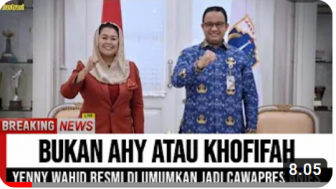 CEK FAKTA: Yenny Wahid Resmi Diumumkan Jadi Cawapres Anies