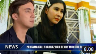 CEK FAKTA: Pertama Kali Syahnaz dan Rendy Muncul Berdua, Bikin Pengakuan Begini di Depan Wartawan