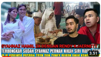 CEK FAKTA: Syahnaz dan Rendy Kjaernett Ternyata Sudah Nikah Siri, Benarkah?