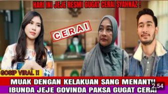 CEK FAKTA: Ibunda Jeje Govinda Paksa Anaknya Gugat Cerai Syahnaz Sadiqah Lantaran Muak dengan Kelakuan Sang Menantu, Benarkah?