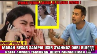 CEK FAKTA: Raffi Ahmad Marah Besar Sampai Usir Syahnaz Sadiqah dari Rumah dan Temukan Bukti Memalukan Ini, Benarkah?