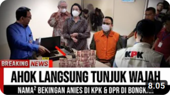 CEK FAKTA: Ahok Bongkar Bekingan Anies di KPK dan DPR