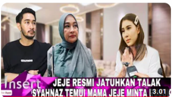 CEK FAKTA: Momen Haru Syahnaz Temui Mama Jeje Govinda, Minta Rujuk, Benarkah?