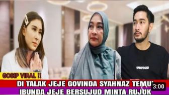 CEK FAKTA: Syahnaz Sadiqah Temui Ibu Mertua Bersujud Minta Rujuk Usai Ditalak Jeje Govinda, Benarkah?