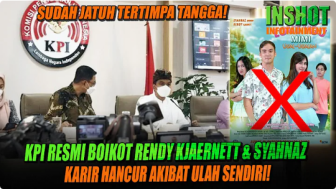 CEK FAKTA: KPI Boikot Syahnaz dan Rendy dari Stasiun TV, Benarkah?