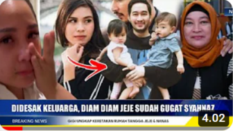 CEK FAKTA: Didesak Keluarga, Diam-Diam Jeje Gugat Cerai Syahnaz