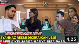 CEK FAKTA: Jeje Gugat Cerai Syahnaz, Raffi Ahmad dan Keluarga Hanya Bisa Pasrah