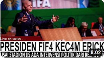 CEK FAKTA: Presiden FIFA Ancam Sanksi PSSI jika JIS Diintervensi