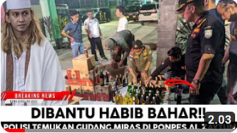 CEK FAKTA: Dibantu Habib Bahar, Polisi Temukan Gudang Miras di Ponpes Al Zaytun