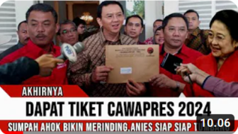 CEK FAKTA: Dapat Tiket Jadi Cawapres, Sumpah dan Janji Ahok Bikin Merinding