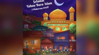 Jokowi Unggah Poster Ucapan Selamat Tahun Baru Islam 1445 H, Netizen Ramai-ramai Cari Kucing Oyen