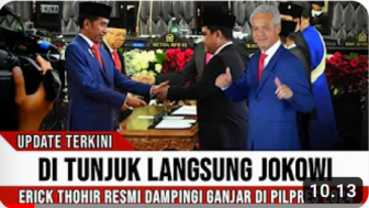 CEK FAKTA: Jokowi Tunjuk Erick Thohir untuk Dampingi Ganjar di Pilpres 2024