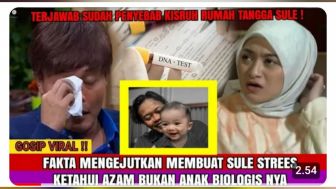 CEK FAKTA: Hasil Tes DNA Anak Nathalie Holscher Bikin Kaget, Adzam Bukan Anak Biologis Sule, Benarkah?