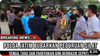 CEK FAKTA: Polda Jatim Bubarkan Perguruan Silat Terbesar di Jawa Timur