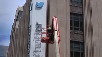 Papan Nama dan Logo Burung di Kantor Twitter Diturunkan, Mau Diganti Huruf X?