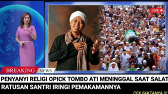 CEK FAKTA: Innalillahi, Penyanyi Religi Opick Meninggal Dunia Saat Salat, Benarkah?