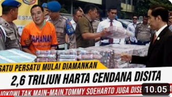 Jokowi Sita Rp2,6 Triliun dari Tommy Soeharto, Benarkah?