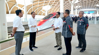 Jokowi Uji Coba Kereta Cepat Jakarta-Bandung: Inilah Peradaban, Kecepatan