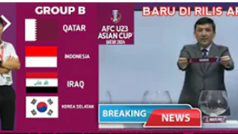 Hasil Drawing Pembagian Grup Piala Asia U23 2024, Indonesia Satu Grup dengan Korea dan Qatar?