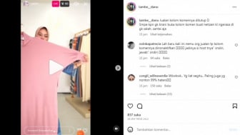 Adik Syahrini Jualan Live Tapi Kolom Komentar Ditutup, Takut Sama Komentar Netizen?