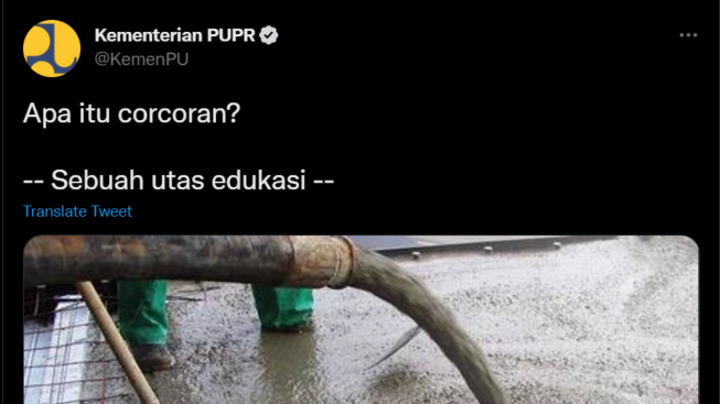 Heboh Cuitan Sophie Corcoran, Kementerian PUPR sampai Bikin Utas Edukasi Tentang Corcoran